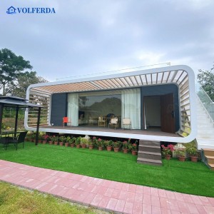 Volferda VL-PB03 Luxury prefabricated small house hotel high-end hotel tempered glass room insulation insulation